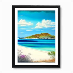 Great Keppel Island Australia Soft Colours Tropical Destination Art Print