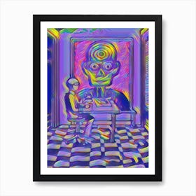 Abstract Office Bod 15 Art Print