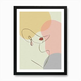 Portrait Of A Woman 1 Art Print