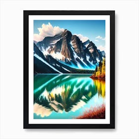 Mountain Lake 26 Art Print