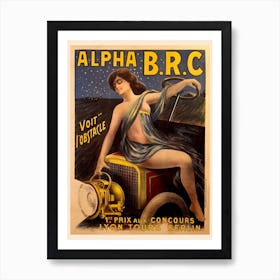 Brc Alpha Phare Art Print