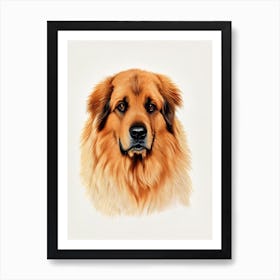 Leonberger Illustration Dog Art Print