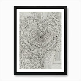 Heart Of The Maze Art Print