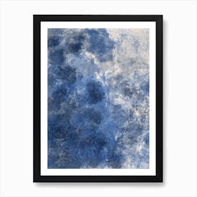 Abstract Blue 1 Art Print