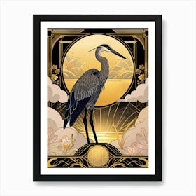 Heron 1 Art Print