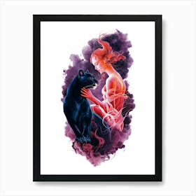 Black Panther Art Print