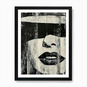 Dark Gothic Hat Art Print