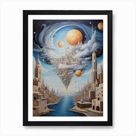 City Of The Gods Art Print