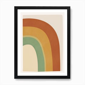 Colorful Abstract Rainbow 1 Art Print