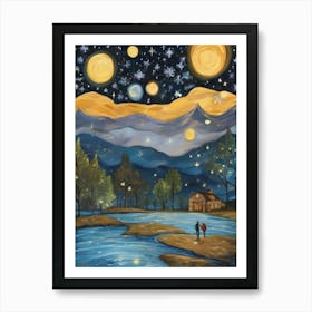 Starry Night 5 Art Print