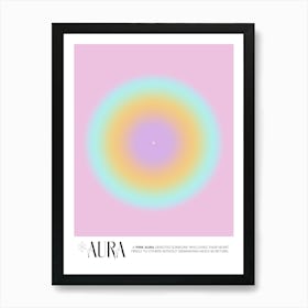 Aura Pink Art Print