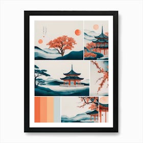 Japanese Pagoda 1 Art Print