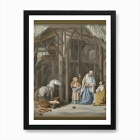 Nativity Scene 34 Art Print