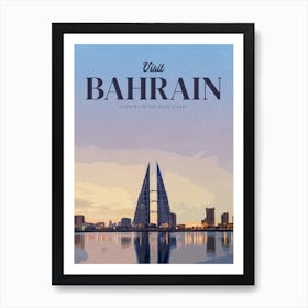 Visit Bahrain Art Print