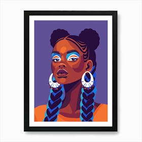 Afro-American Woman 74 Art Print