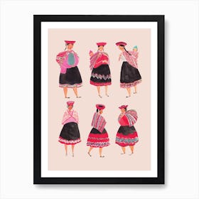 Peruvian Women Art Print