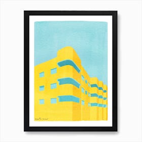 Bauhaus Yellow Art Print