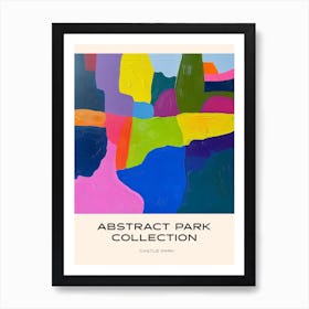 Abstract Park Collection Poster Castle Park Bristol 1 Art Print