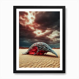 The Alien Mysteries Of Martian Skies Art Print