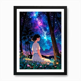 Starry Night 142 Art Print