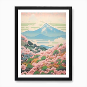 Mount Hakusan In Ishikawa Gifu Fukui, Japanese Landscape 1 Art Print