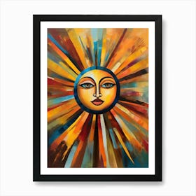 Bohemian Sunburst،
A vibrant representation of the autumn sun.7 Art Print