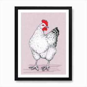 Chicken Art Print