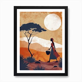 African Palette; A Boho Art Journey Art Print