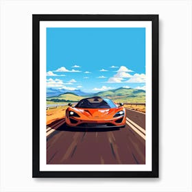 A Mclaren F1 In The The Great Alpine Road Australia 4 Art Print