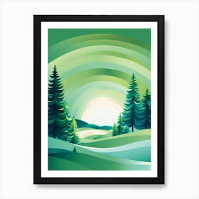 Landscape Canvas Print 3 Art Print