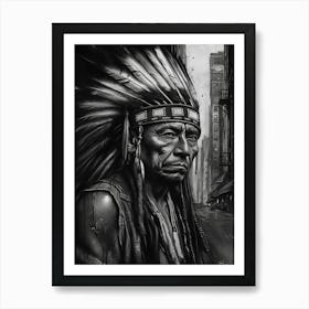 Indian Chief 2 Art Print