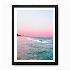 Boat Harbour Beach, Australia Pink Photography 1 Art Print