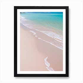 Whitehaven Beach, Australia Pink Photography Art Print