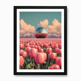 Pink Tulips 1 Art Print