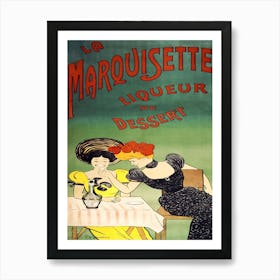 The Marquisette Dessert Liqueur, Leonetto Cappiello Art Print