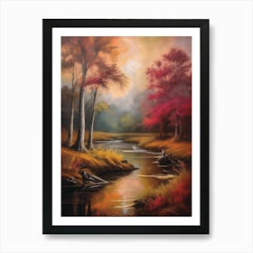 Autumn River 2 Art Print