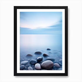 Pebbles On The Beach Art Print