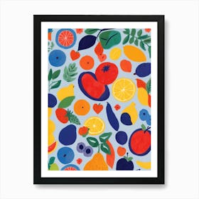 fruit slices Art Print