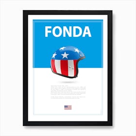 Peter Fonda Helmet Art Print