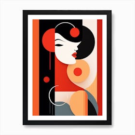 Dancing with Colors: Celebrating Woman in Art Art Print