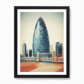 London Skyline Art Print