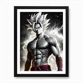 Dragon Ball Z Wallpaper 5 Art Print