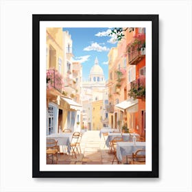 Cadiz Spain 8 Illustration Art Print