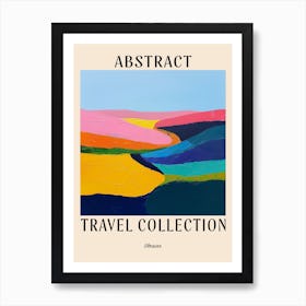 Abstract Travel Collection Poster Ukraine 2 Art Print