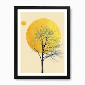 Tree In The Sun 4 Art Print