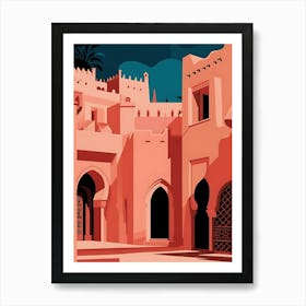 Moroccan City marrakech Art Print