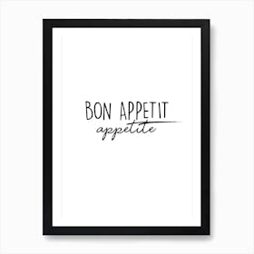 Bon Appetit Art Print