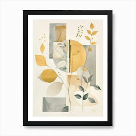 'Yellow Leaves' 2 Art Print