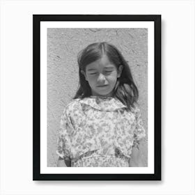 Untitled Photo, Possibly Related To Spanish American Girl, Chamisal, New Mexico By Russell Lee Art Print