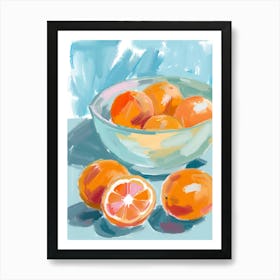 Orange Fruit Print 3 Art Print